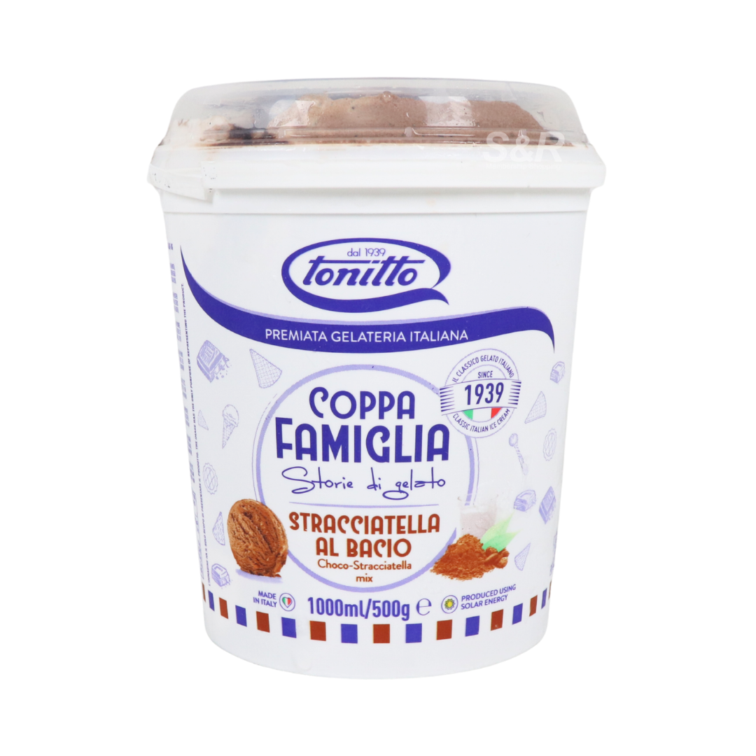 Tonitto Coppa Famiglia Choco Stracciatella Mix Gelato 1L